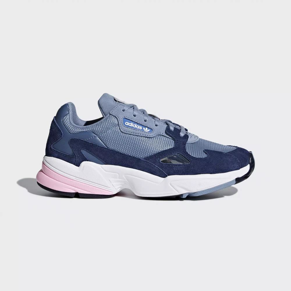 Adidas Falcon Tenis Azules Para Mujer (MX-70100)